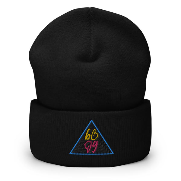 bb Pyramid Logo Cuffed Beanie