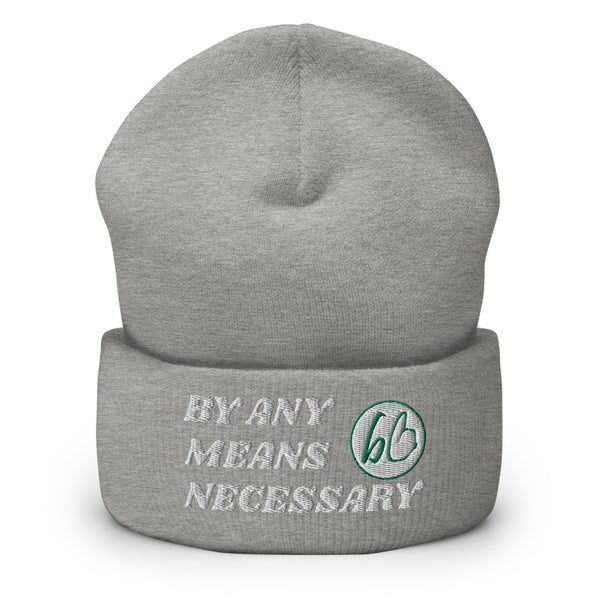 BY ANY MEANS NECESSARY Cuffed Beanie