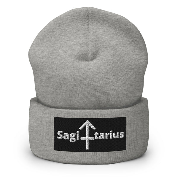 Sagittarius A & K Zodiacs Cuffed Beanie