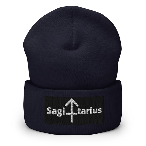 Sagittarius A & K Zodiacs Cuffed Beanie