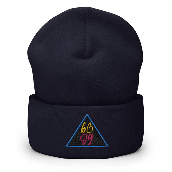 bb Pyramid Logo Cuffed Beanie