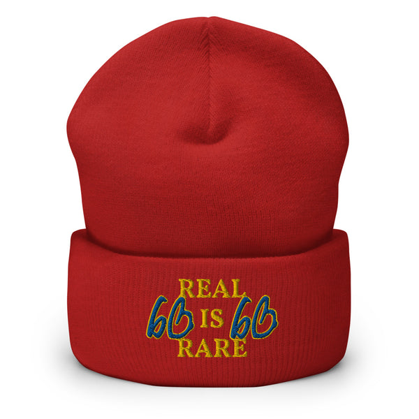 REAL IS RARE Cuffed Beanie
