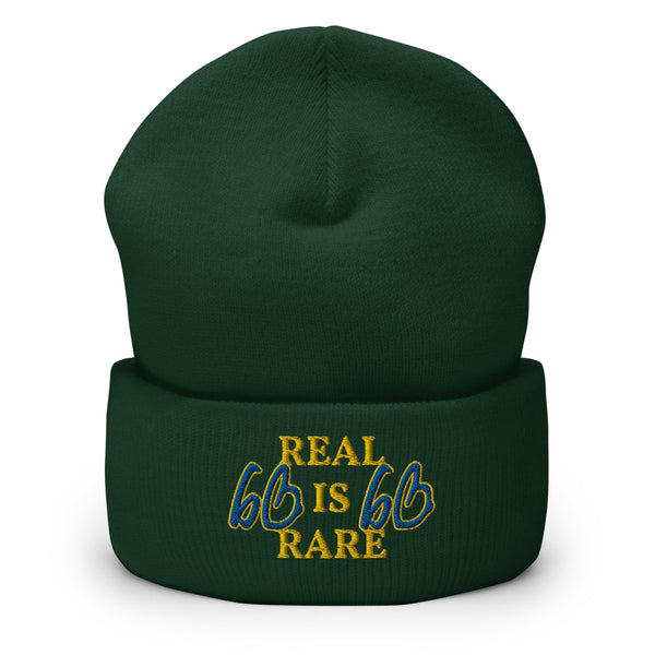 REAL IS RARE Cuffed Beanie