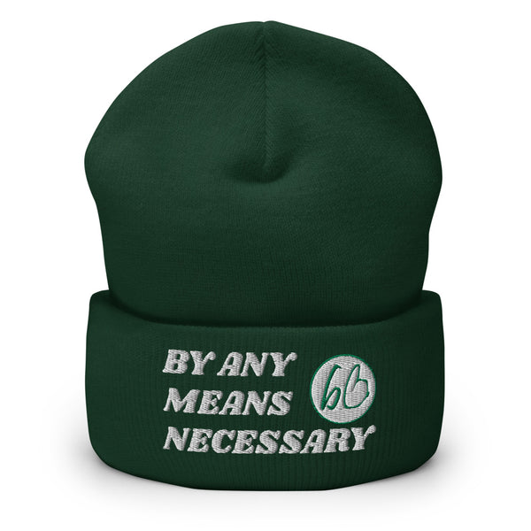 BY ANY MEANS NECESSARY Cuffed Beanie