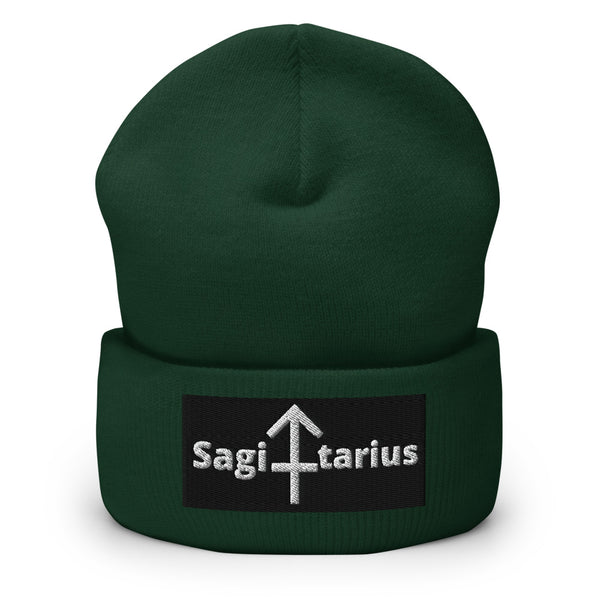 Sagittarius A & K Zodiacs Cuffed Beanie