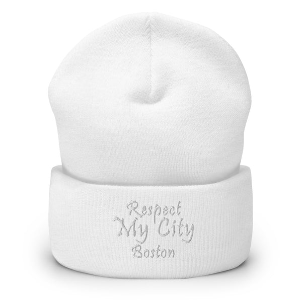 Respect My City Boston Cuffed Beanie