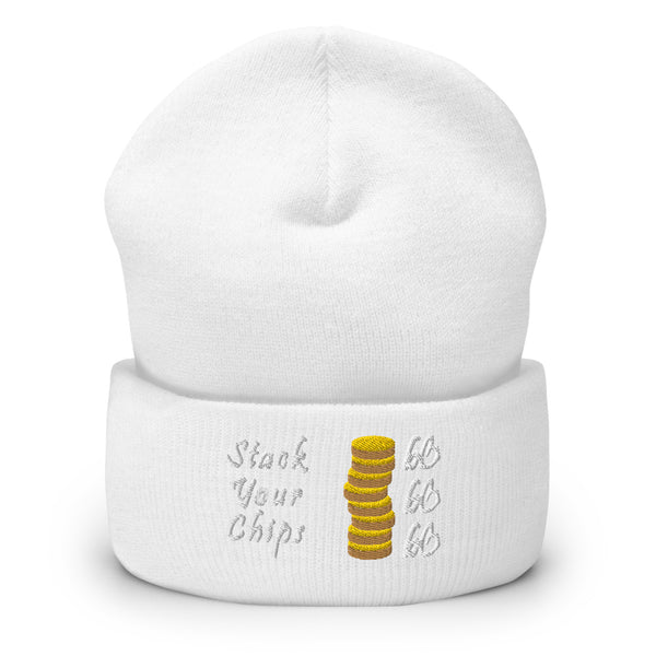 Stack Your Chips Cuffed Beanie