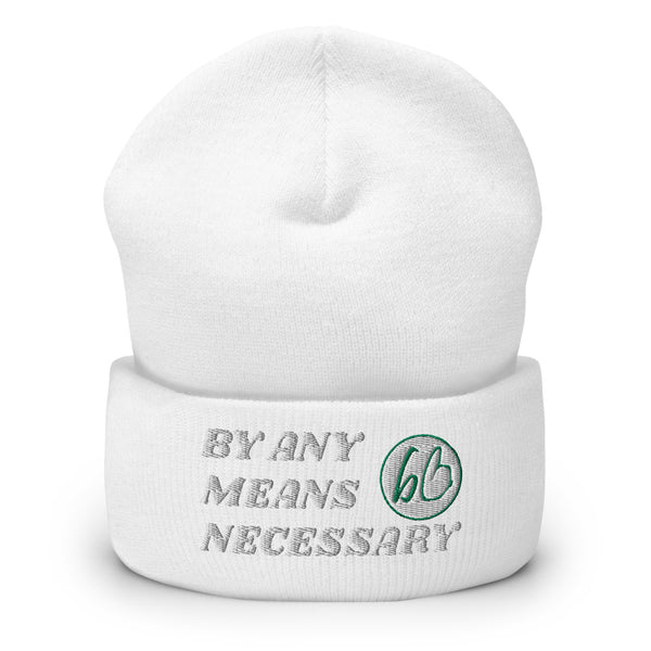 BY ANY MEANS NECESSARY Cuffed Beanie