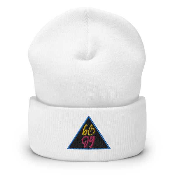 bb Pyramid Logo Cuffed Beanie