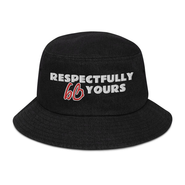 RESPECTFULLY YOURS Denim Bucket Hat