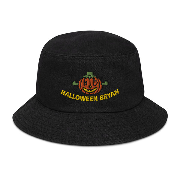 HALLOWEEN BRYAN Denim Bucket Hat