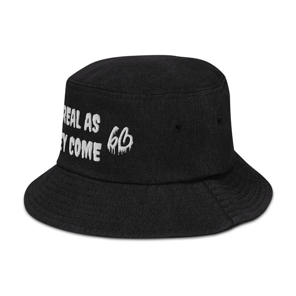 AS REAL AS THEY COME Denim Bucket Hat