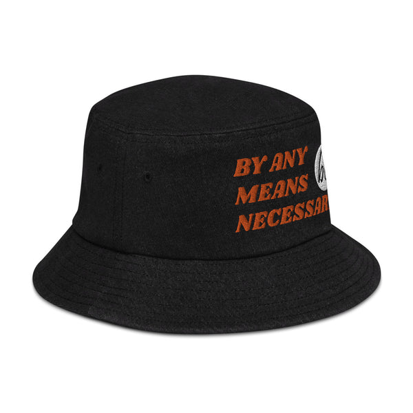 BY ANY MEANS NECESSARY Denim Bucket Hat