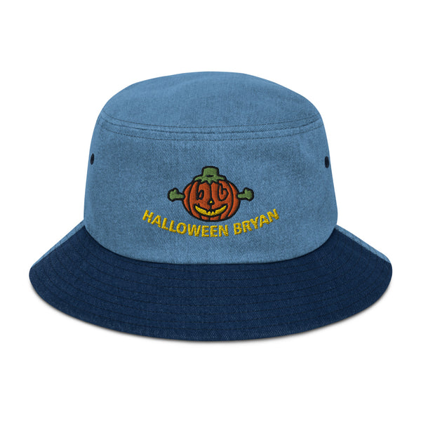 HALLOWEEN BRYAN Denim Bucket Hat
