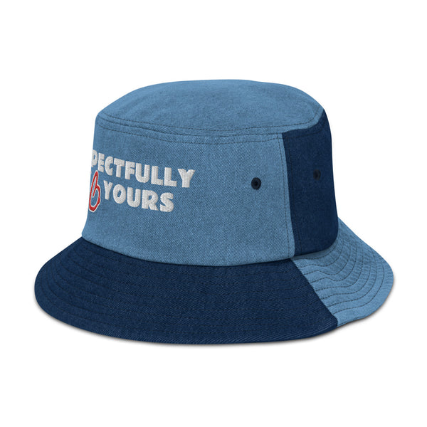 RESPECTFULLY YOURS Denim Bucket Hat