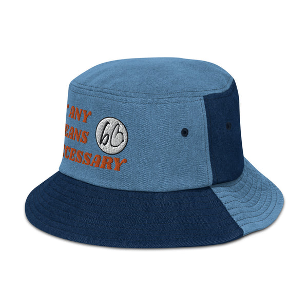 BY ANY MEANS NECESSARY Denim Bucket Hat
