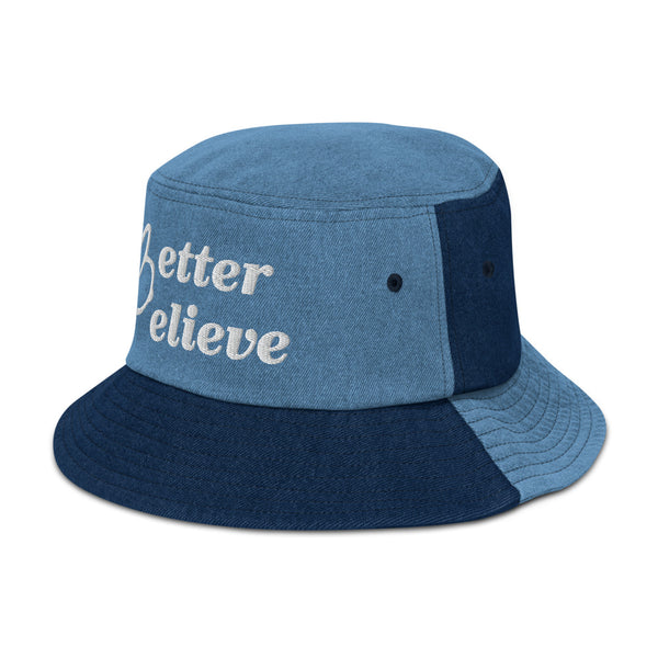 Better Believe Denim Bucket Hat