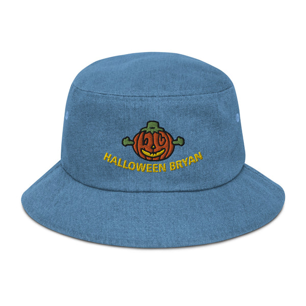 HALLOWEEN BRYAN Denim Bucket Hat