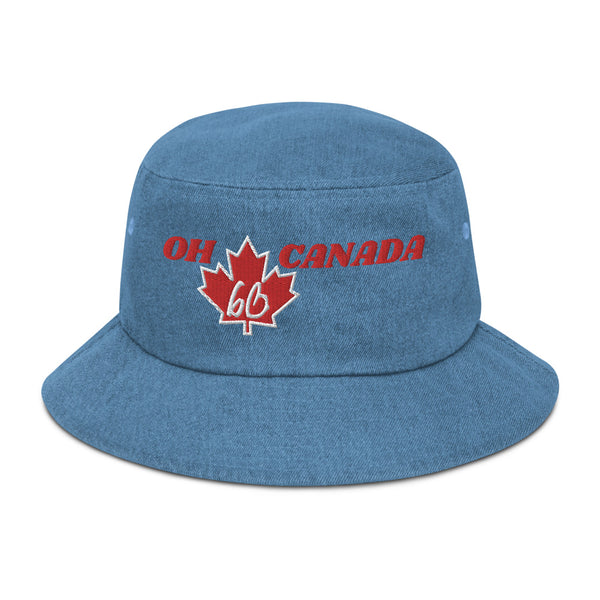 OH CANADA Denim Bucket Hat