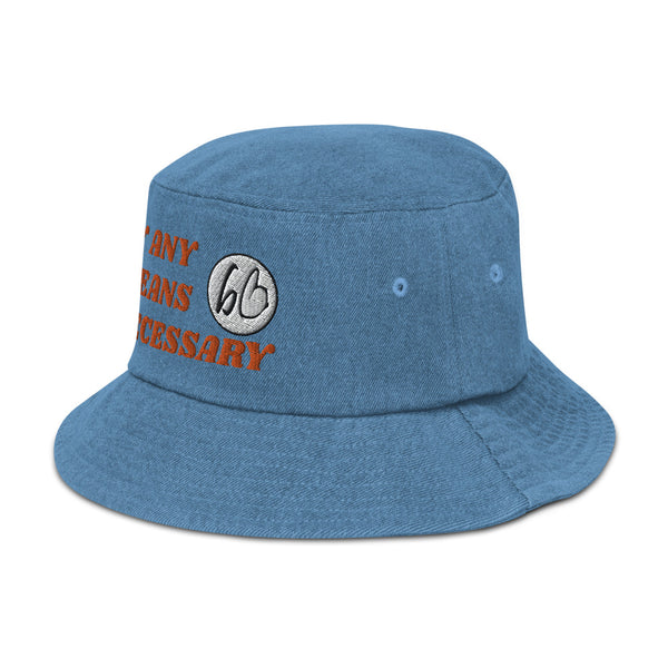 BY ANY MEANS NECESSARY Denim Bucket Hat
