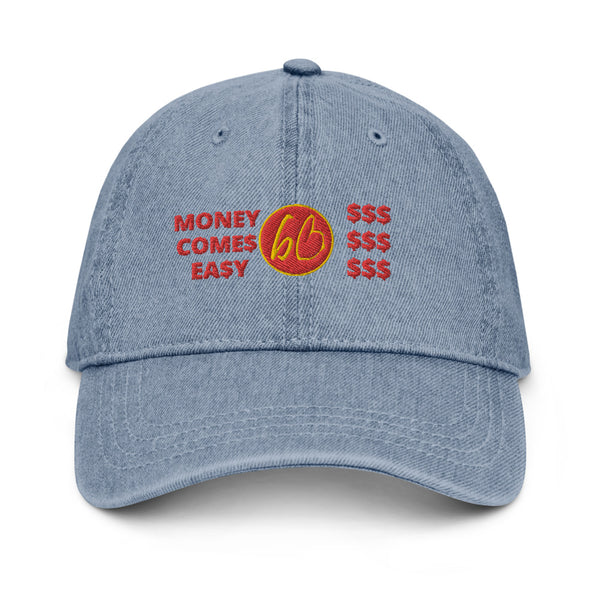 MONEY COME$ EA$Y Denim Hat