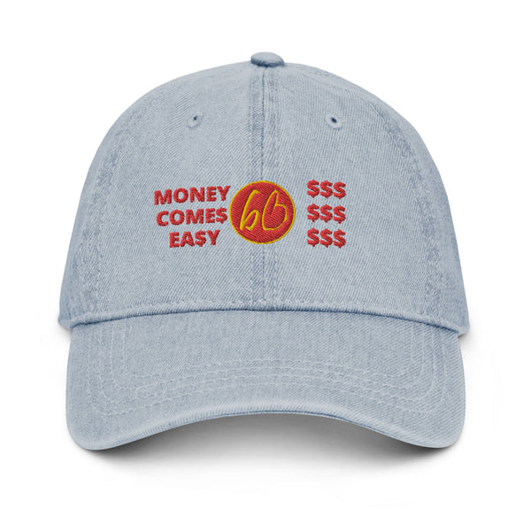 MONEY COME$ EA$Y Denim Hat