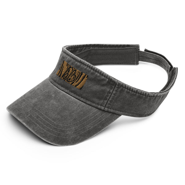 bb Tiger Print Denim Visor