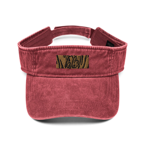 bb Tiger Print Denim Visor
