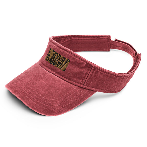 bb Tiger Print Denim Visor