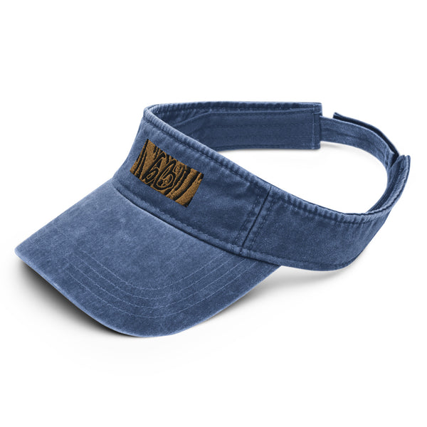 bb Tiger Print Denim Visor