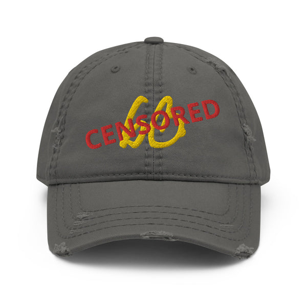 CENSORED bb Distressed Dad Hat
