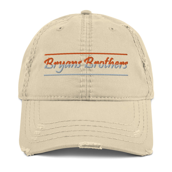 Two Tone Bryans Brothers Distressed Dad Hat