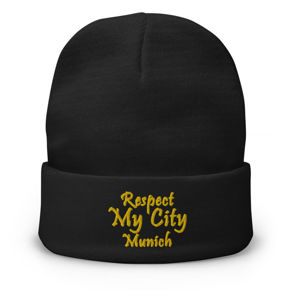 Respect My City Munich Embroidered Beanie