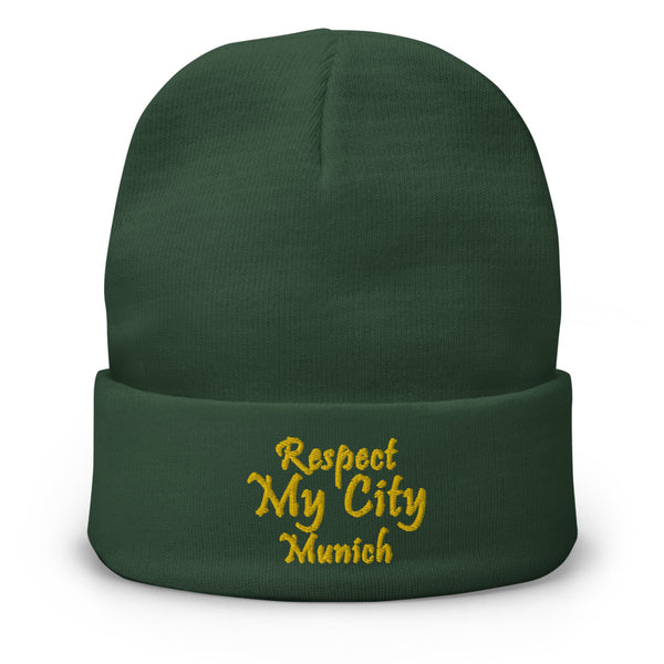 Respect My City Munich Embroidered Beanie