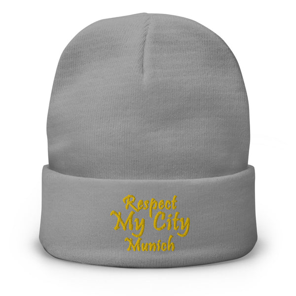 Respect My City Munich Embroidered Beanie