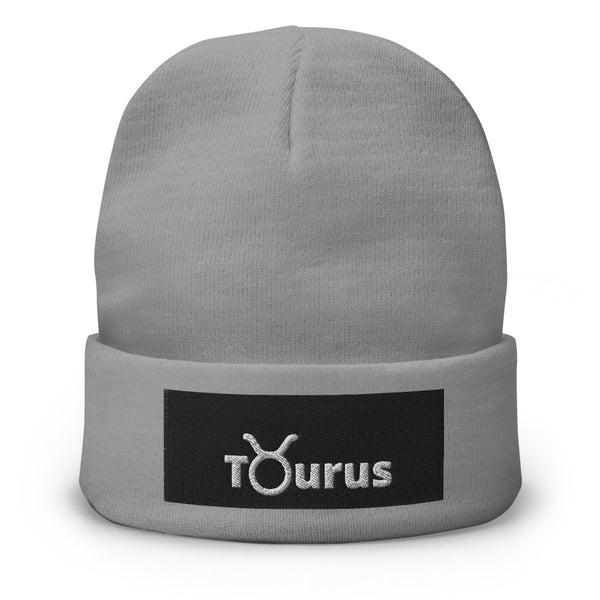 Taurus A & K Zodiacs Embroidered Beanie