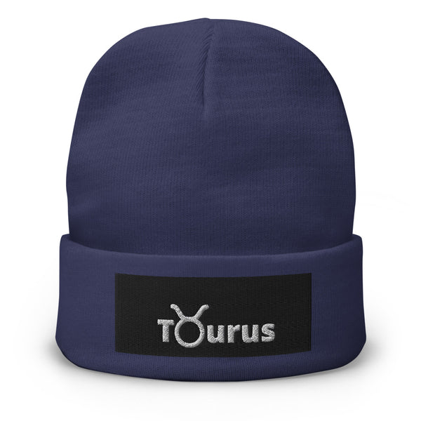 Taurus A & K Zodiacs Embroidered Beanie