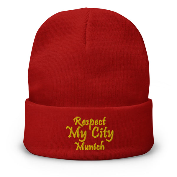 Respect My City Munich Embroidered Beanie
