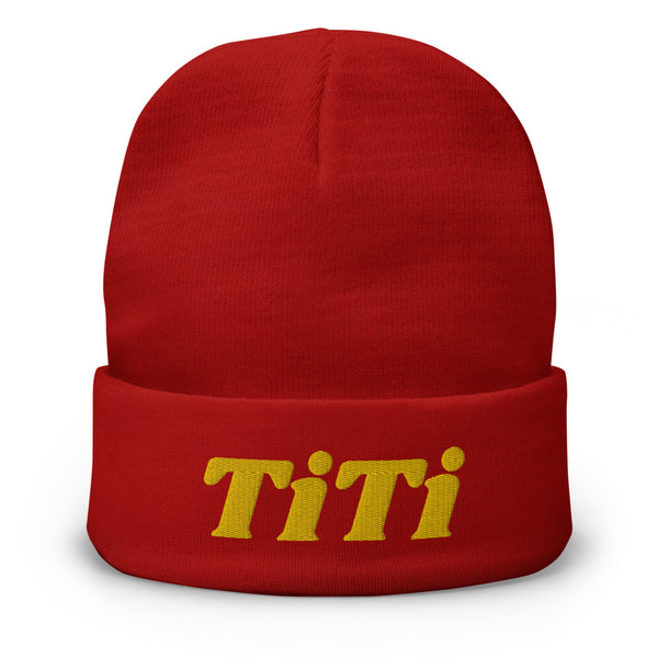 TiTi Embroidered Beanie