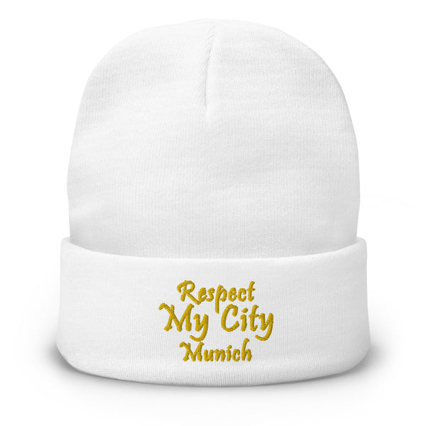 Respect My City Munich Embroidered Beanie