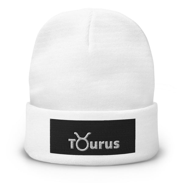 Taurus A & K Zodiacs Embroidered Beanie