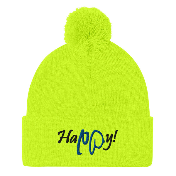 Happy! Pom-Pom Beanie