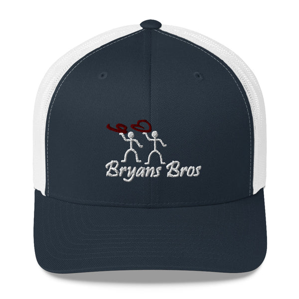 Bryans Bros Stickmen Logo Trucker Hat