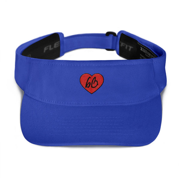 bb Heart Logo Flexfit Visor