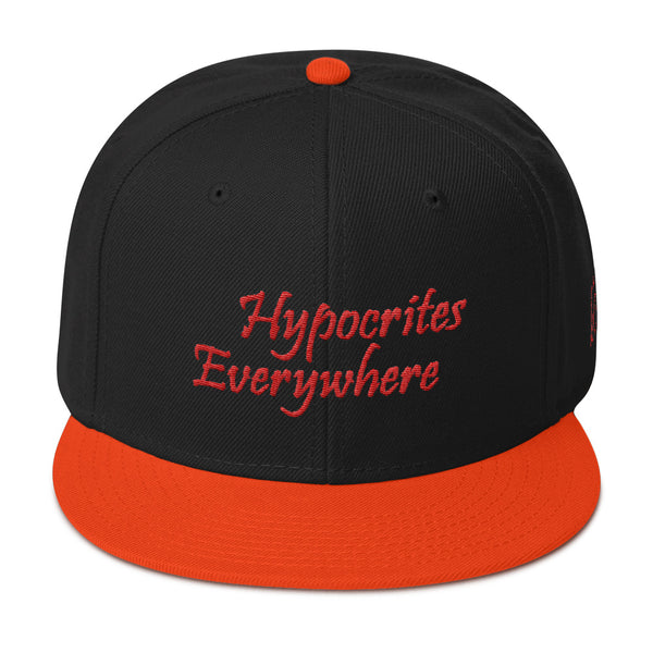 Hypocrites Everywhere Snapback Hat