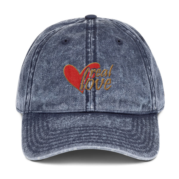 Real Love Vintage Cotton Twill Hat