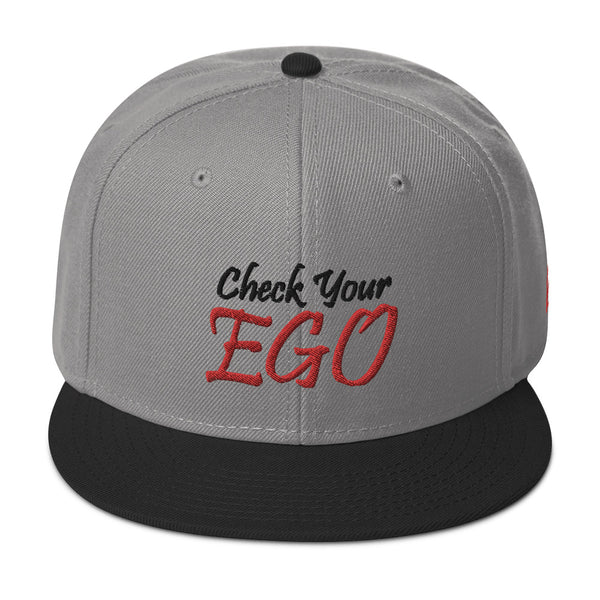 Check Your Ego Snapback Hat
