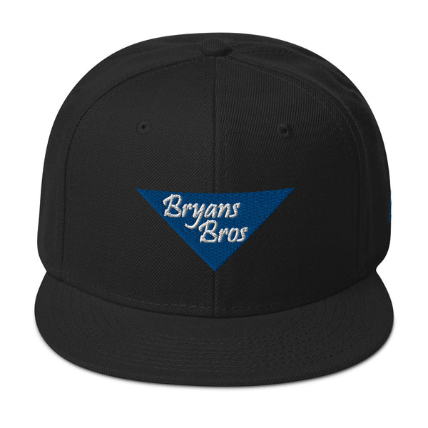 Upside Down Triangle Bryans Bros Logo Snapback Hat