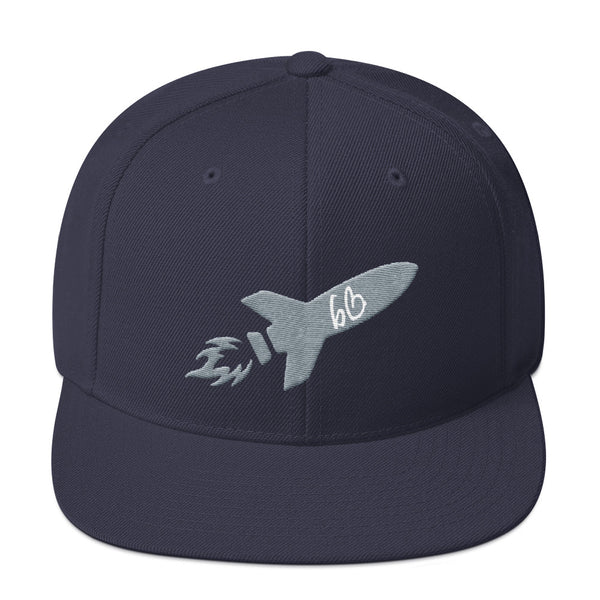bb Rocket Logo Snapback Hat