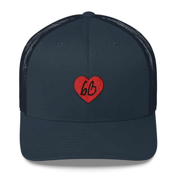 bb Heart Logo Trucker Hat